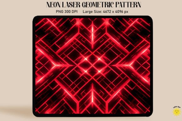 Download Neon Vibrant Red Laser Pattern - Laser pattern Collection