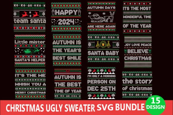 Download Christmas Ugly Sweater Svg Bundle - Ugly sweater svg Collection