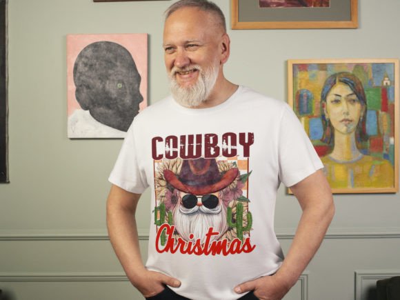 Download Cowboy Christmas Png, Winter Design Png - Premium Resources