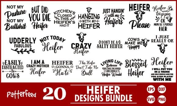 Download Heifer Cow SVG Bundle - Cow svg bundle Collection