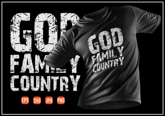 Download God Family Country-Christian Typography - Premium Bundle