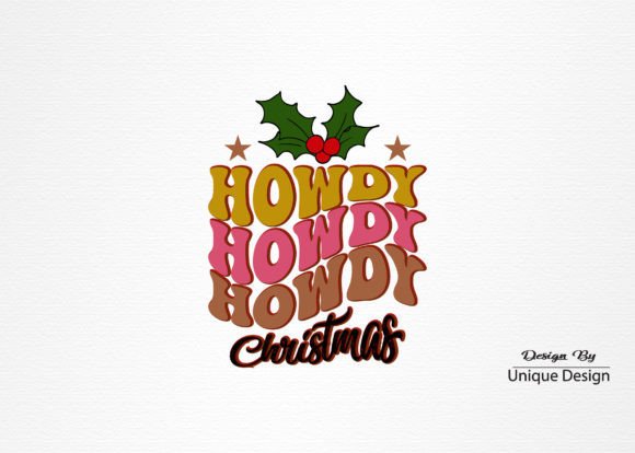 Download Howdy Christmas Retro Sublimation - Premium Resources