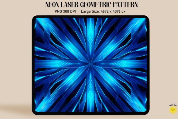 Download Neon Vibrant Blue Laser Pattern - Laser pattern Collection