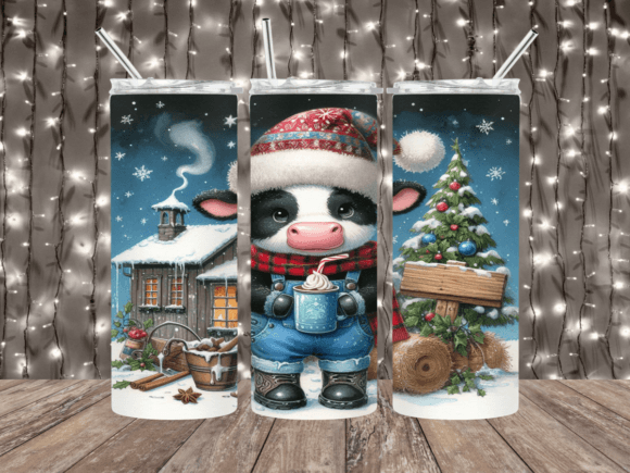 Download Country Cow Winter Cocoa - Premium Resources
