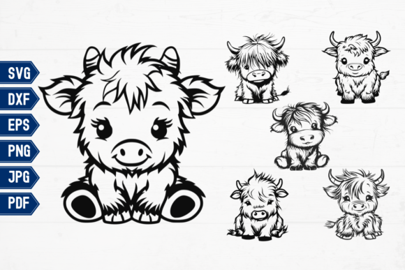 Download Highland Cow Svg Bundle Cute Cow Svg Png - Cow svg bundle Collection